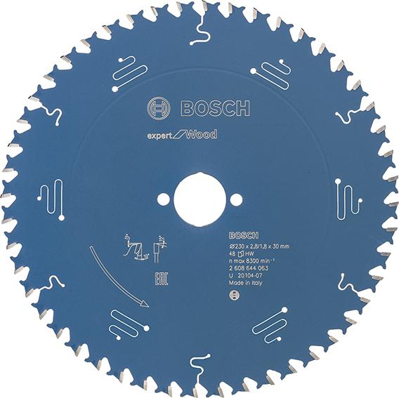 Bosch HW Kreissägeblatt Expert 230x30x2,8 48T - direkt von HUG Technik ✓