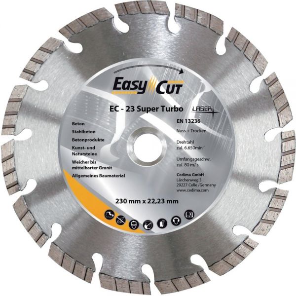 CEDIMA Diamant-Trennscheibe EC- 23 115x2,1x10x22,23mm - kommt direkt von HUG Technik 😊