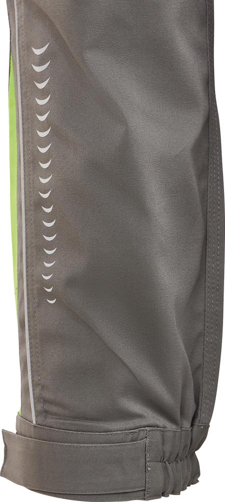 FORTIS Damen-Cargohose Flex, grau-schwarz-lime - jetzt NEU bei HUG Technik  😊