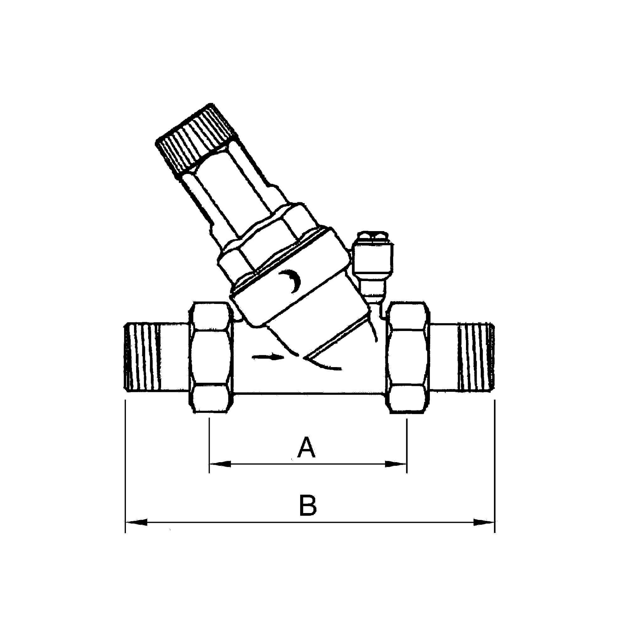 Druckregler »Saxonia« für Trinkwasser, DVGW-geprüft, R 3/4 - gibt’s bei ☆ HUG Technik ✓