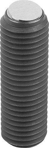 Kugeldruckschraube ohne Kopf M08, Form:BV VERGÜTUNGSSTAHL L2=20,3 - K0383.50820 - erhältlich bei ♡ HUG Technik ✓