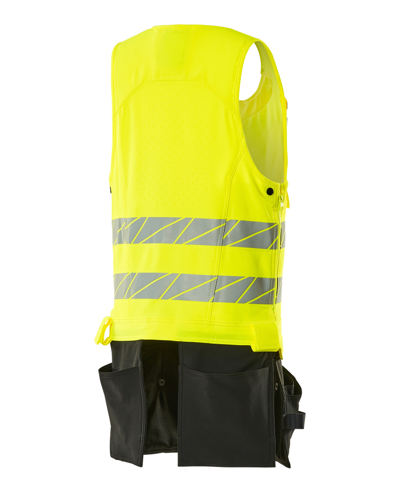 MASCOT® ACCELERATE SAFE Werkzeugweste  Gr. S, hi-vis gelb/schwarz - erhältlich bei ♡ HUG Technik ✓