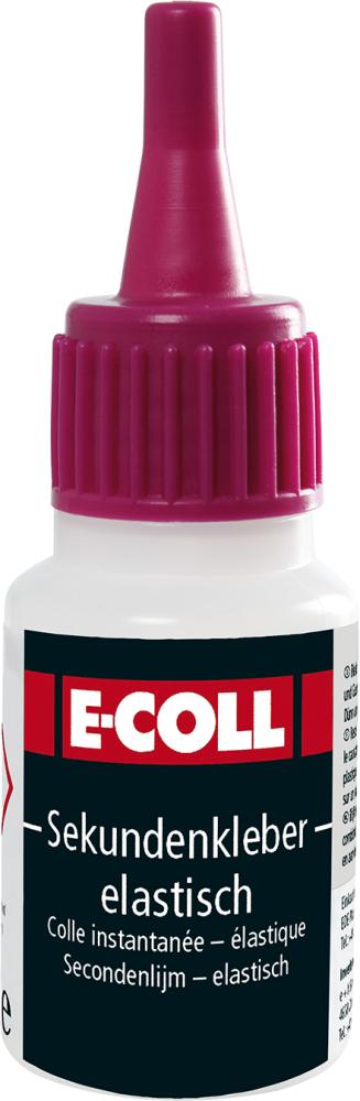 E-COLL Sekundenkleber elastisch 20 g - erhältlich bei ✭ HUG Technik ✓ E-COLL Sekundenkleber elastisch 20 g - erhältlich bei ✭ HUG Technik ✓