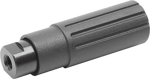 Zylindergriff drehbar Gr.1, Form: B D=M04, L1=40, Thermoplast, Komp: Stahl - K1468.1104 - gibt’s bei HUG Technik ✓