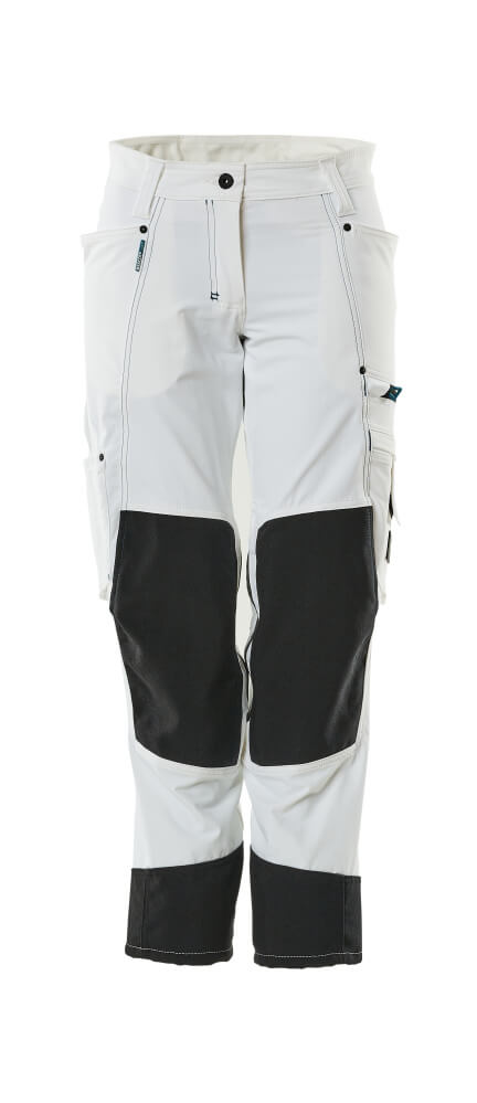 MASCOT® ADVANCED Hose mit Knietaschen  Gr. 76/C34, weiß - bei HUG Technik ✭