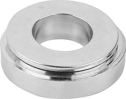 Kugel-Ausgleichsscheibe D1=25 Stahl, D2=8,5 - K0691.151 - bei HUG Technik ✭