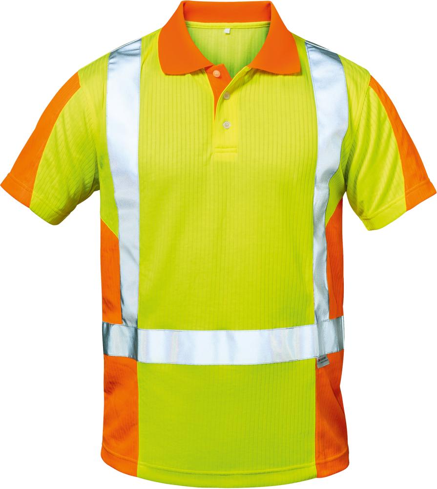 elysee® Warn-Poloshirt Zwolle, gelb-orange - gibt’s bei HUG Technik ✓