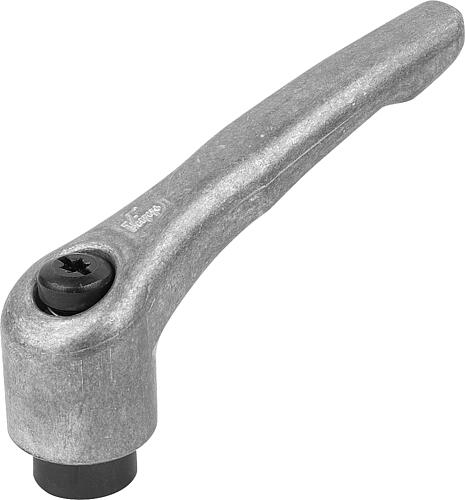Klemmhebel Gr.0 M5, Zink blank, Komp:Stahl brüniert - K0122.005008