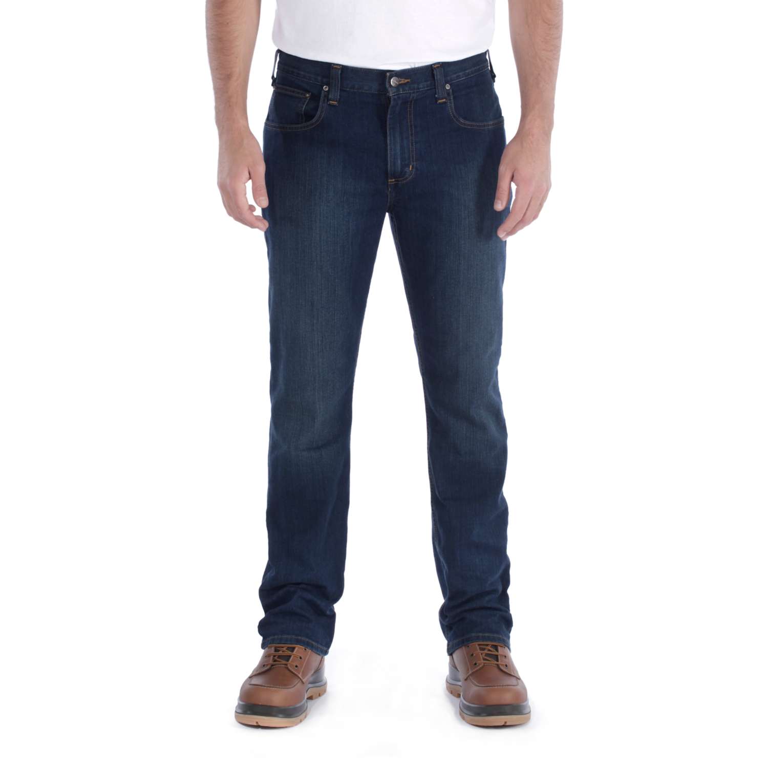 carhartt® Herren Jeanshose RUGGED FLEX STRAIGHT TAPERED JEAN erie - direkt von HUG Technik ✓