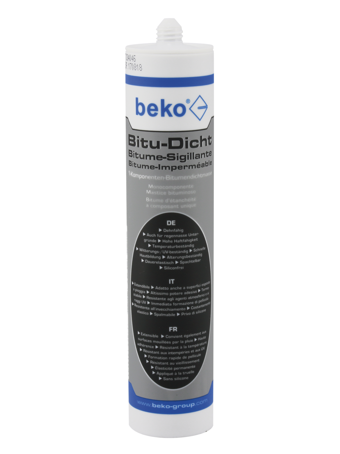 beko Bitu-Dicht 1-K Bitumendichtmasse schwarz 310 ml Kartusche
