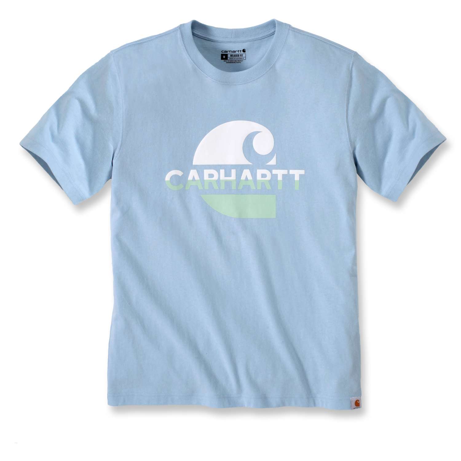 carhartt® Herren-T-Shirt »HEAVYWEIGHT S/S C GRAPHIC T-SHIRT« - Gr. S, moonstone - erhältlich bei ❣ HUG Technik ✓