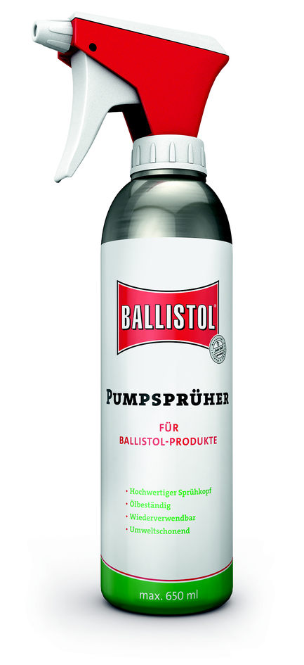 Ballistol® Pumpsprüher, 650 ml, leer - kommt direkt von HUG Technik 😊