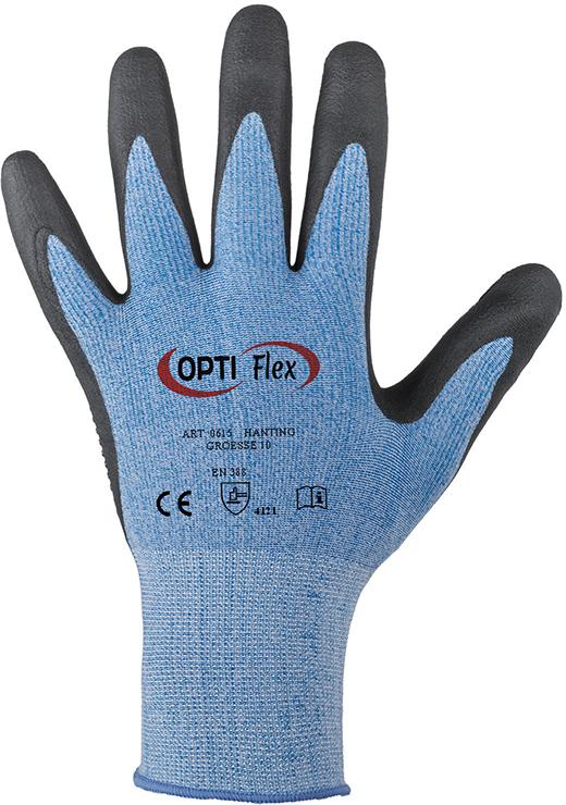 Optiflex® Handschuh Hanting, blau-schwarz, Nitri - bei HUG Technik ✭