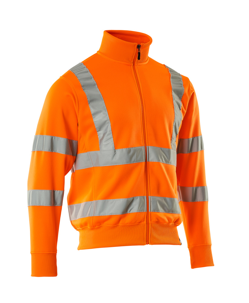 MASCOT® SAFE CLASSIC Sweatshirt mit Reißverschluss »Maringa« Gr. 2XL, hi-vis orange - erhältlich bei ✭ HUG Technik ✓