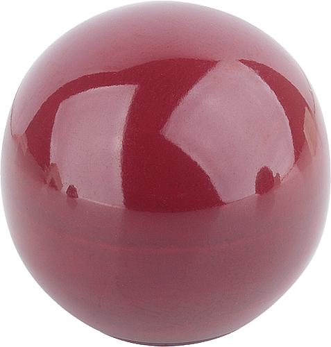 Kugelknopf glatte Ausführung, D1=20, D=M05, Form E mit Gewindebuchse, Duroplast rot, Komp: Stahl - K0159.220051 - bei HUG Technik ✭