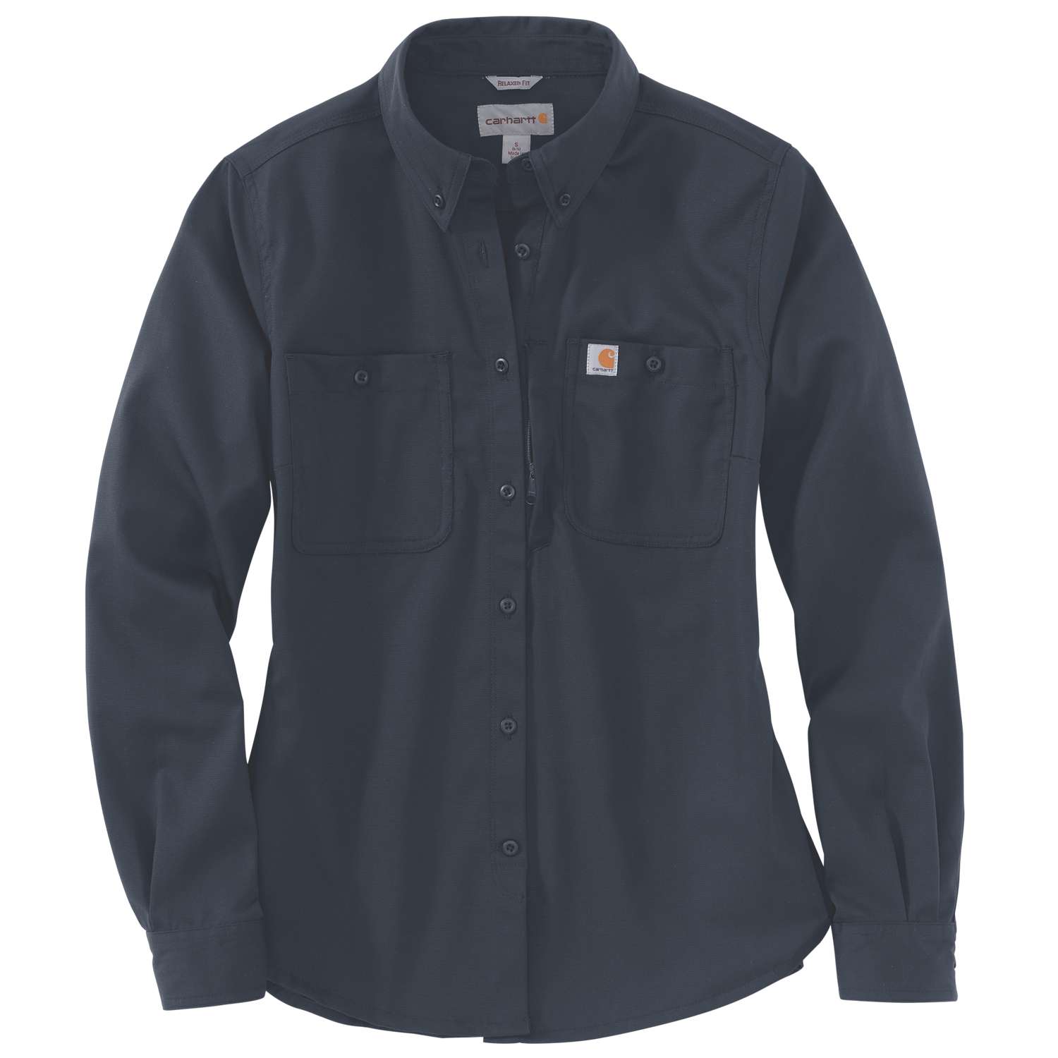carhartt® Damen Stretch-Hemd RUGGED PROFESSIONAL L/S SHIRT navy Flach  - jetzt NEU  bei ✭ HUG Technik ✓
