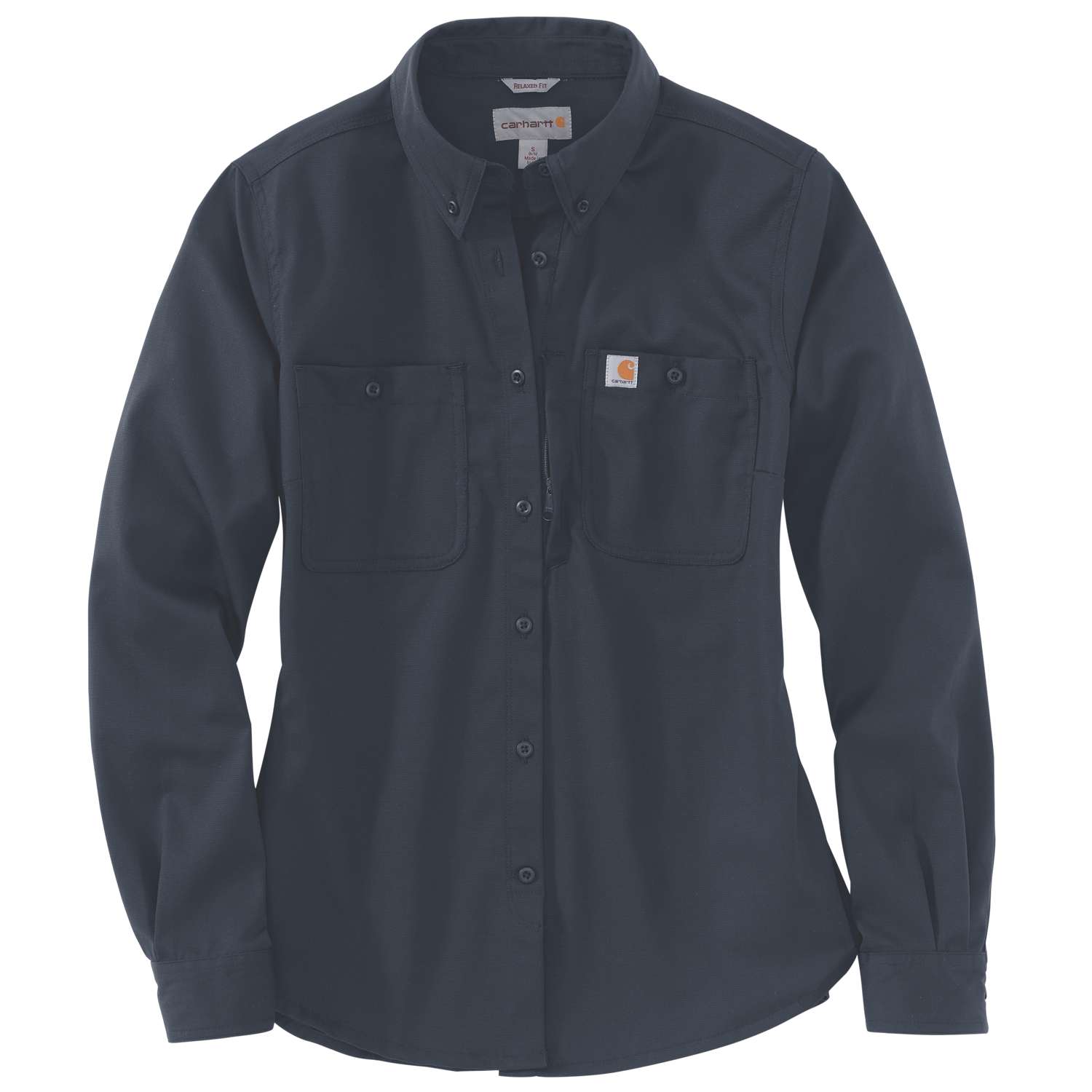 carhartt® Damen Stretch-Hemd RUGGED PROFESSIONAL L/S SHIRT, navy - erhältlich bei ✭ HUG Technik ✓