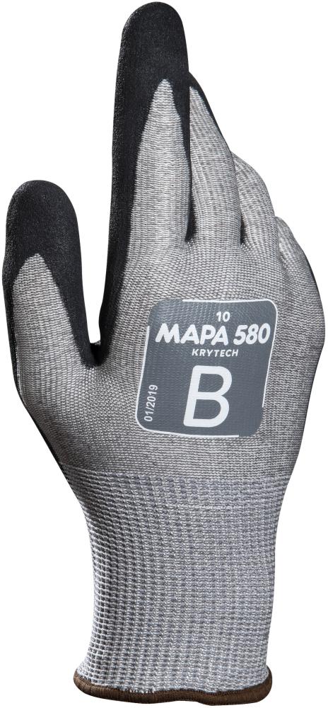 MAPA® Schnittschutzhandschuh »KryTech 580« grau-schwarz - bekommst Du bei HUG Technik ♡