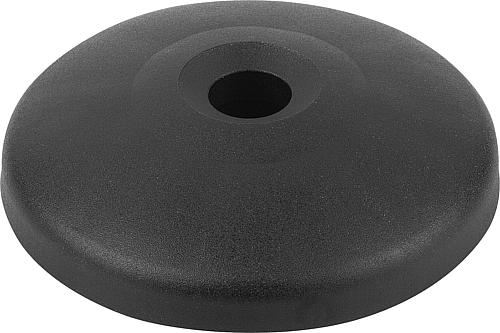 Teller, Form:A Thermoplast, schwarz - K0423.1060 - erhältlich bei ♡ HUG Technik ✓