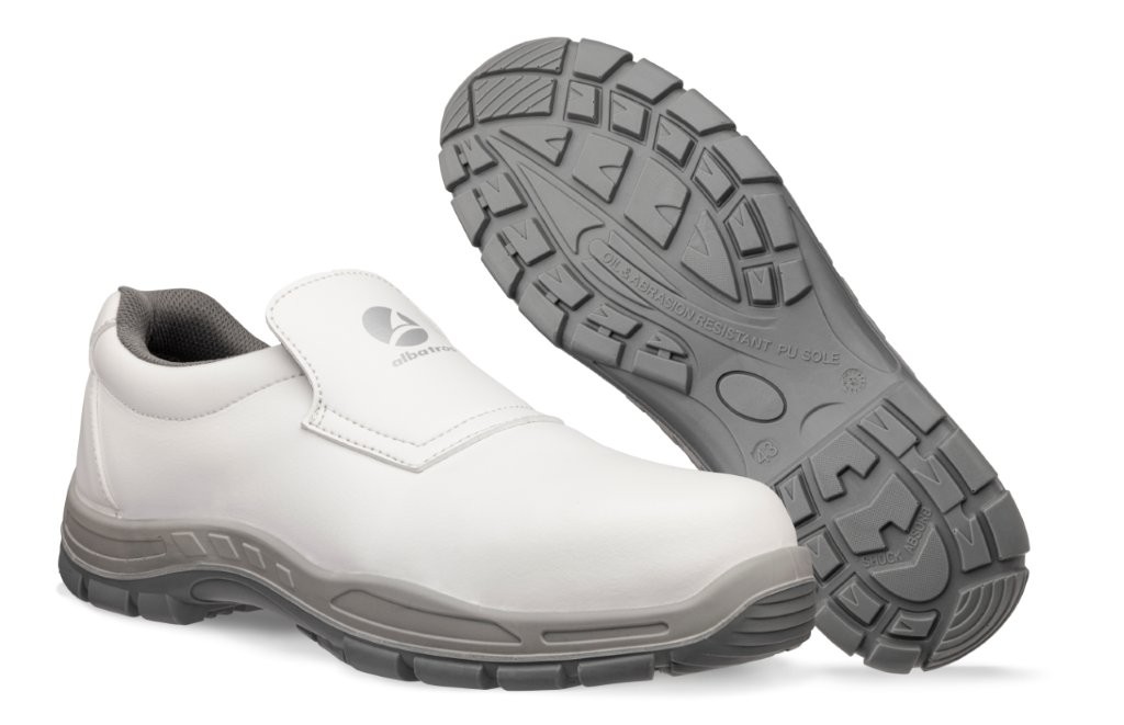 Albatros PURE WHITE Sicherheitshalbschuh Paar.