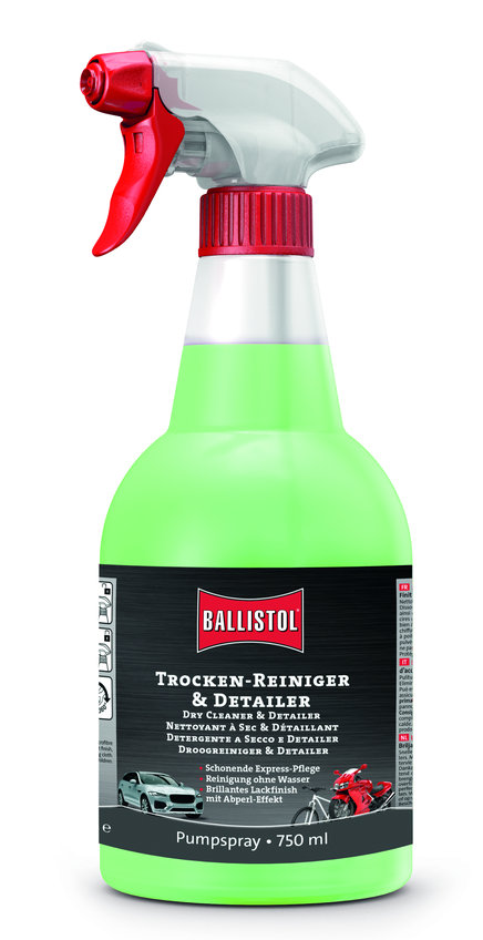 Ballistol® Trockenreiniger & Detailer - gibt’s bei HUG Technik ✓