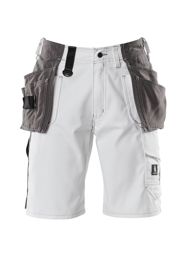 MASCOT® HARDWEAR Shorts mit Hängetaschen »Zafra« Gr. C42, weiß - bei HUG Technik ☆