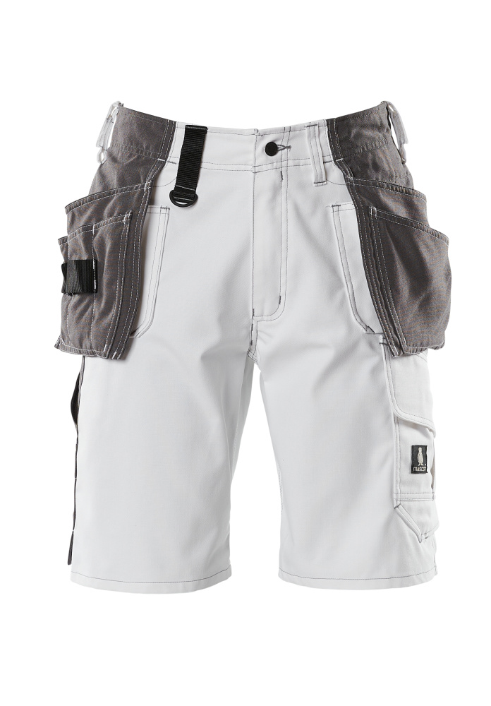 MASCOT® HARDWEAR Shorts mit Hängetaschen »Zafra« Gr. C42, weiß - bei HUG Technik ☆