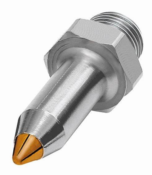 Feinstrahldüse 1/2 - 27 UNS, Stahl vernickelt, Messing, Düsen-Außen-ø 10 mm - direkt von HUG Technik ✓