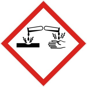 GHS-Gefahrensymbol Ätzend