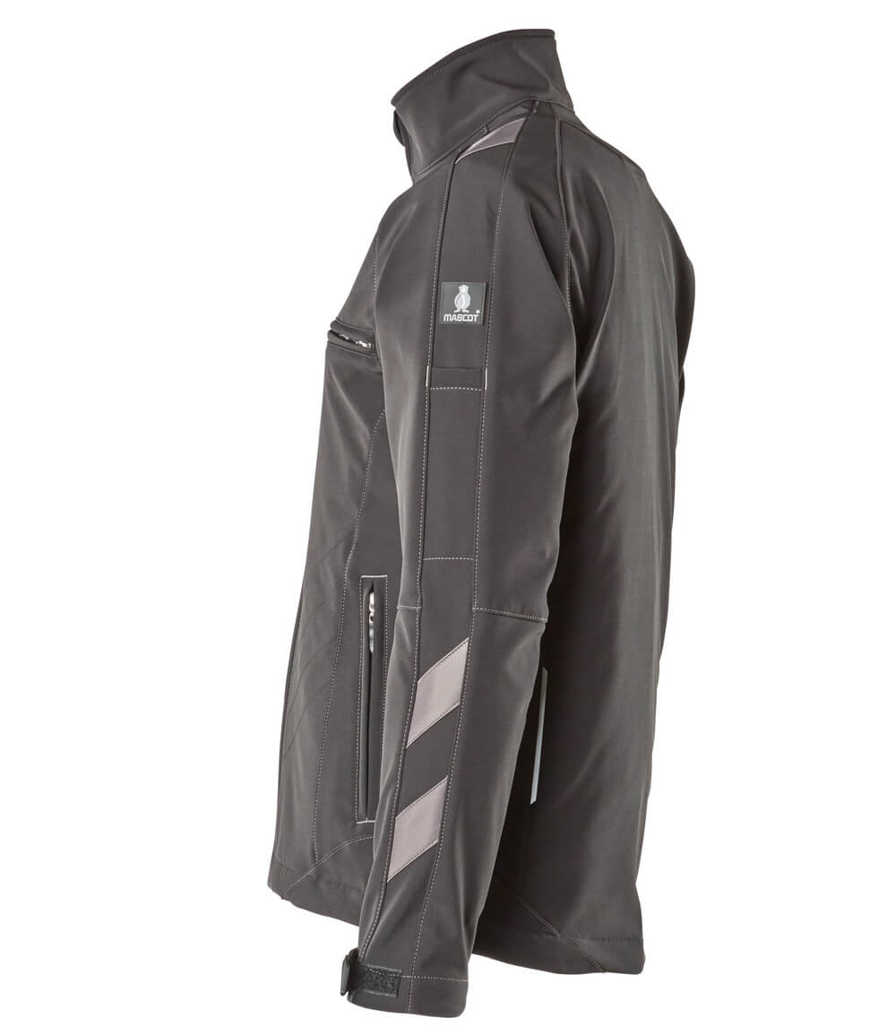 MASCOT® UNIQUE Soft Shell Jacke »Dresden« Gr. 2XL, schwarz - erhältlich bei ✭ HUG Technik ✓