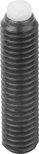 Druckschraube M04X11 Stahl, Komp:Polyacetal - K0389.104X11 - direkt von HUG Technik ✓