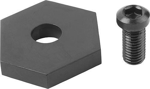 Klemme Sechskant M12, Form: A Einsatzstahl, variabel - K0023.11 - gibt’s bei HUG Technik ✓