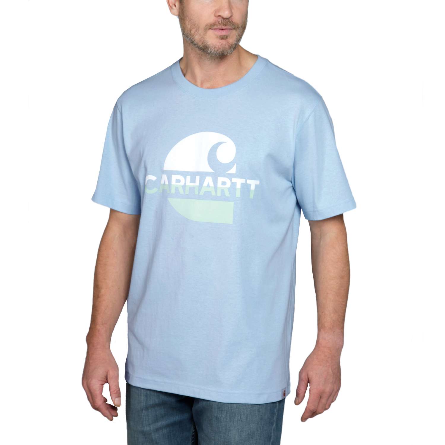 carhartt® Herren-T-Shirt »HEAVYWEIGHT S/S C GRAPHIC T-SHIRT« - Gr. S, moonstone - jetzt NEU bei HUG Technik  😊