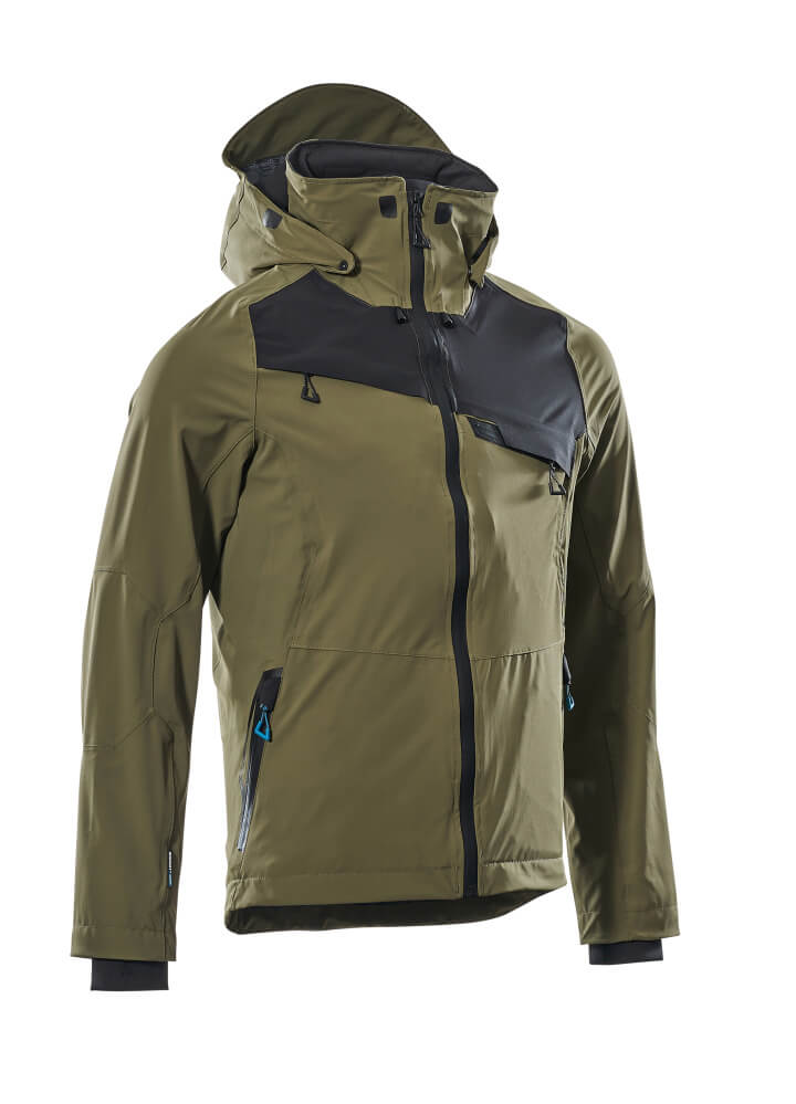 MASCOT® ADVANCED Hard Shell Jacke  Gr. 2XL, moosgrün/schwarz - erhältlich bei ♡ HUG Technik ✓