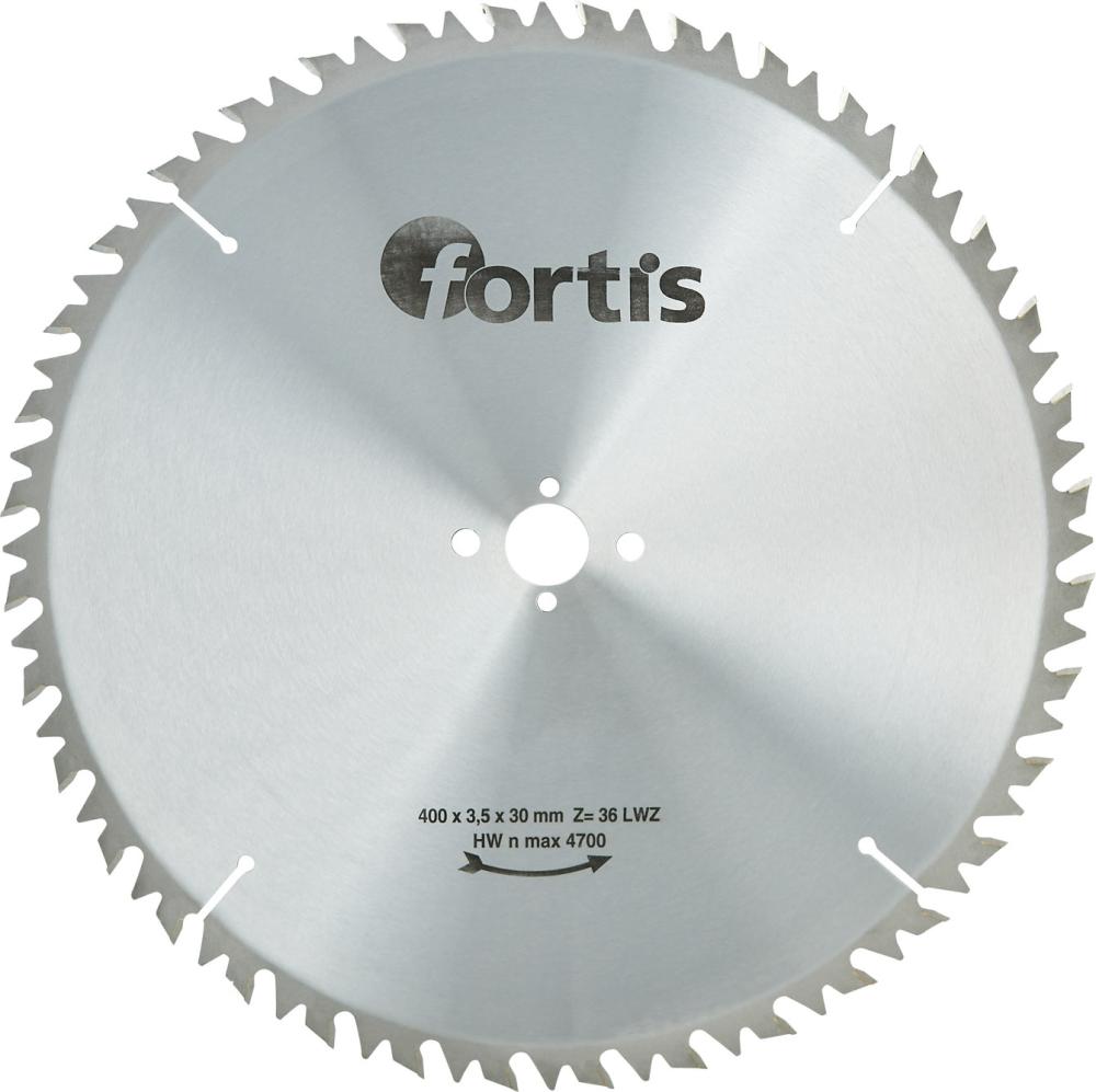 HW-Kreissägeblatt 400x3,5 x30 mm Z36LWZ Fortis - bei HUG Technik ✭
