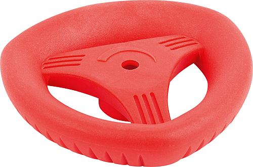 Deltarad Gr.1 D=50 Thermoplast, rot RAL3020, SW=5 - K0275.050052 - erhältlich bei ✭ HUG Technik ✓
