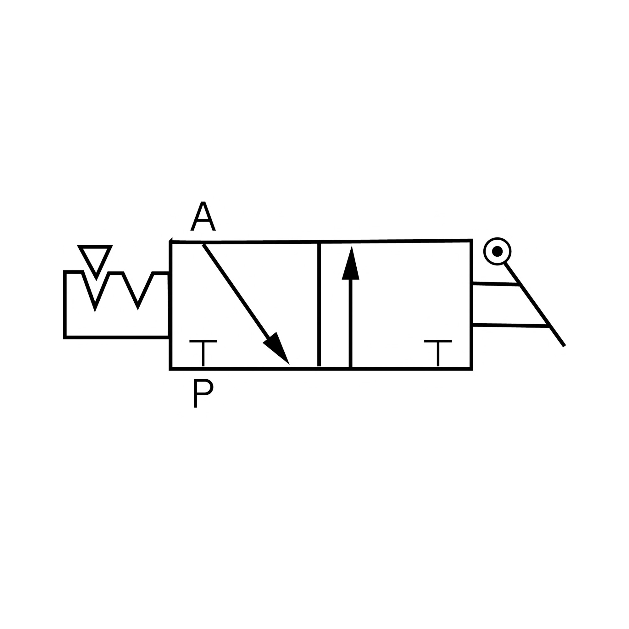3/2-Wegeventil »Blaue Serie«, Steckanschluss, Schlauch-Außen-Ø 12 - erhältlich bei ♡ HUG Technik ✓