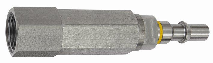 Unverwechselbarer Nippel NW 6, ISO 6150 C, RSV, G 3/8 IG, rot - bei HUG Technik ☆