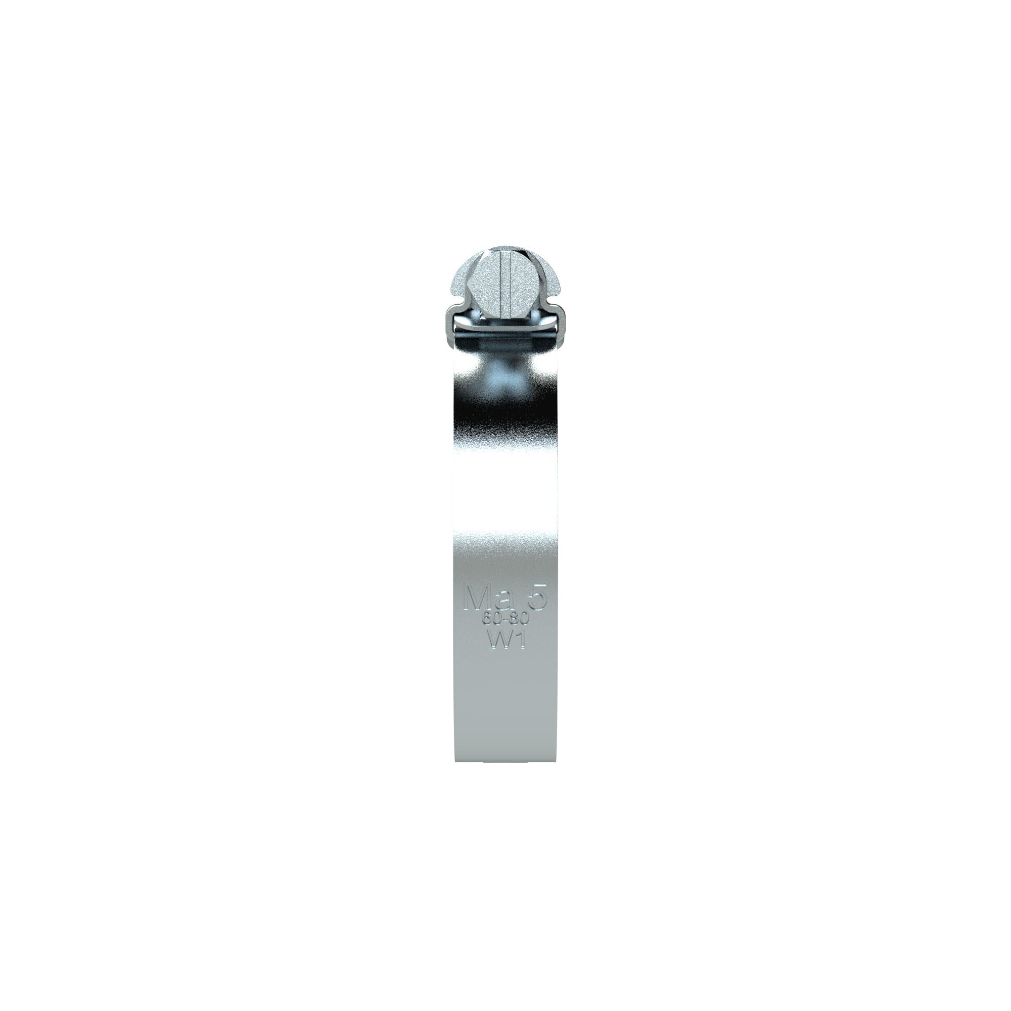 Schneckengewinde-Schlauchschelle, Stahl glanzverzinkt (W1), 267-302 mm, 20 mm - bei HUG Technik ☆
