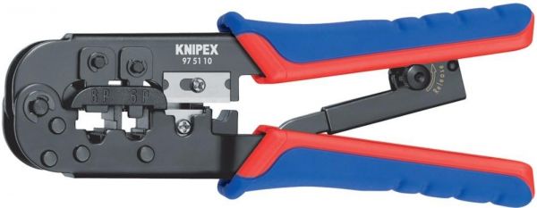 KNIPEX® Crimp-Hebelzange Western 6/8-polig - erhältlich bei ♡ HUG Technik ✓