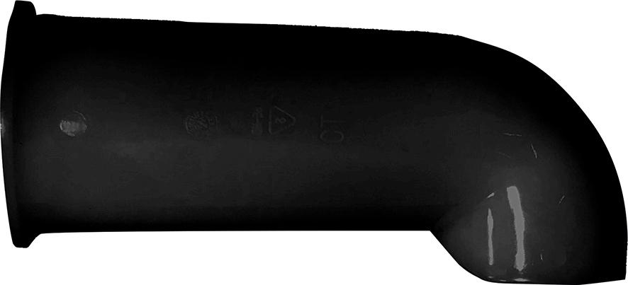 IBC Container-Adapter Auslaufbogen, PP, schwarz - gibt’s bei HUG Technik ✓
