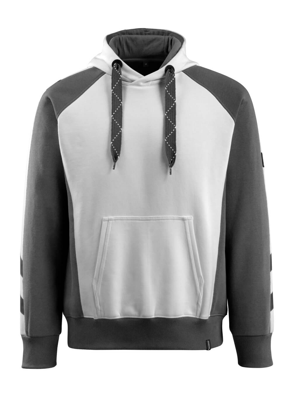 MASCOT® UNIQUE Kapuzensweatshirt »Regensburg« Gr. 2XL, weiß/dunkelanthrazit - bei HUG Technik ✭