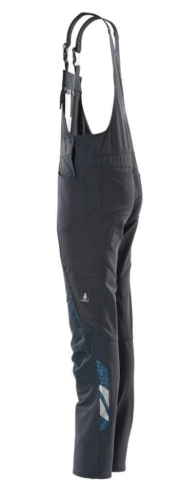 MASCOT® ACCELERATE Latzhose für Kinder  Gr. 104, schwarzblau - bei HUG Technik ✓