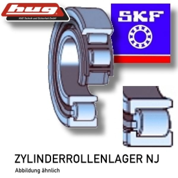 Zylinderrollenlager NJ1009-ECP von SKF 45x75x16 mm - erhältlich bei ♡ HUG Technik ✓
