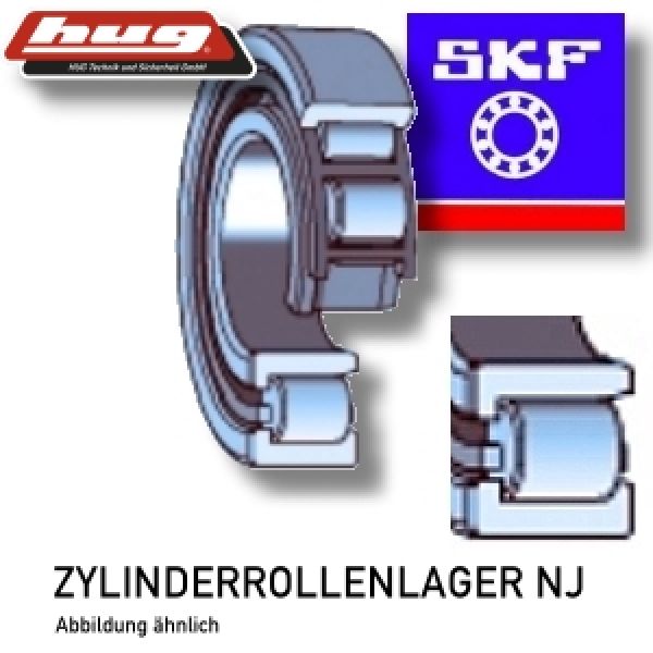 Zylinderrollenlager NJ1009-ECP von SKF 45x75x16 mm - erhältlich bei ♡ HUG Technik ✓ Zylinderrollenlager NJ1009-ECP von SKF 45x75x16 mm - erhältlich bei ♡ HUG Technik ✓