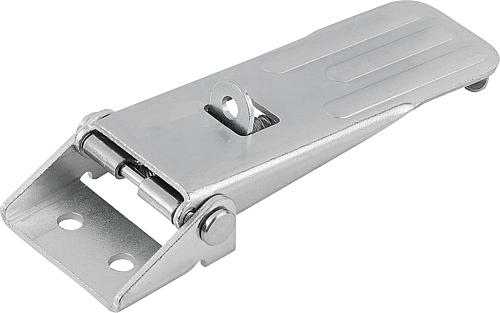 Produktbild Spannverschluss einstellbar, Form: C Stahl, Anschraubbohrung sichtbar - K0048.3631391 - gibt’s bei HUG Technik ✓