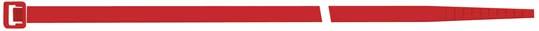 SapiSelco® Kabelbinder Nylon rot 280x 4,5mm (100 Stück) - erhältlich bei ✭ HUG Technik ✓