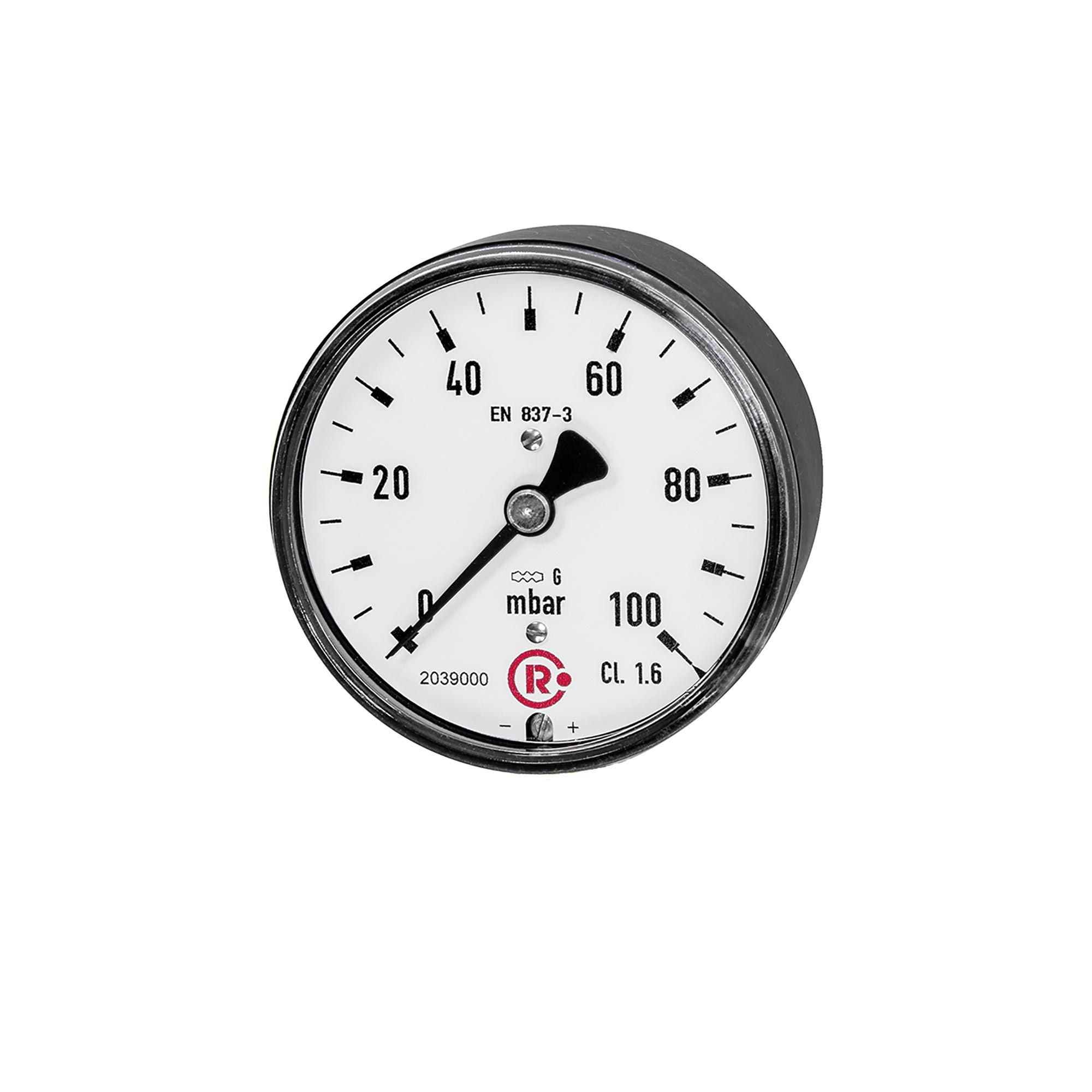 Kapselfedermanometer, G 1/4 hinten zentrisch, 0 - 60 mbar, Ø 63 - bekommst Du bei HUG Technik ♡