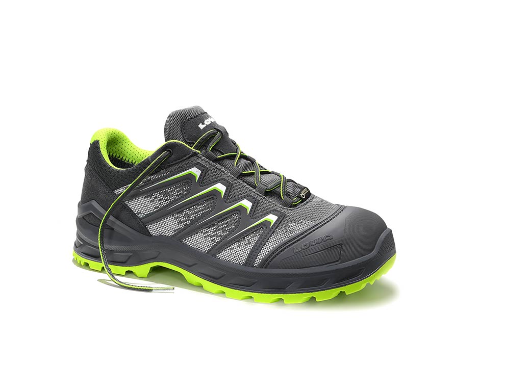 LOWA Sicherheitshalbschuh LARROX Work GTX grey Low S3 CI, 5424 - kommt direkt von HUG Technik 😊