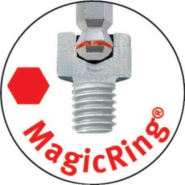 Wiha® Kugelkopf-Winkelschraubendreher 369R im Klapphalter MagicRing, 7-teilig 2-8mm - bekommst Du bei HUG Technik ♡